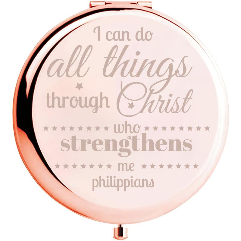 Travel Makeup Mirror - Inspirational Gift for Goddaughter, Mom, Sister
