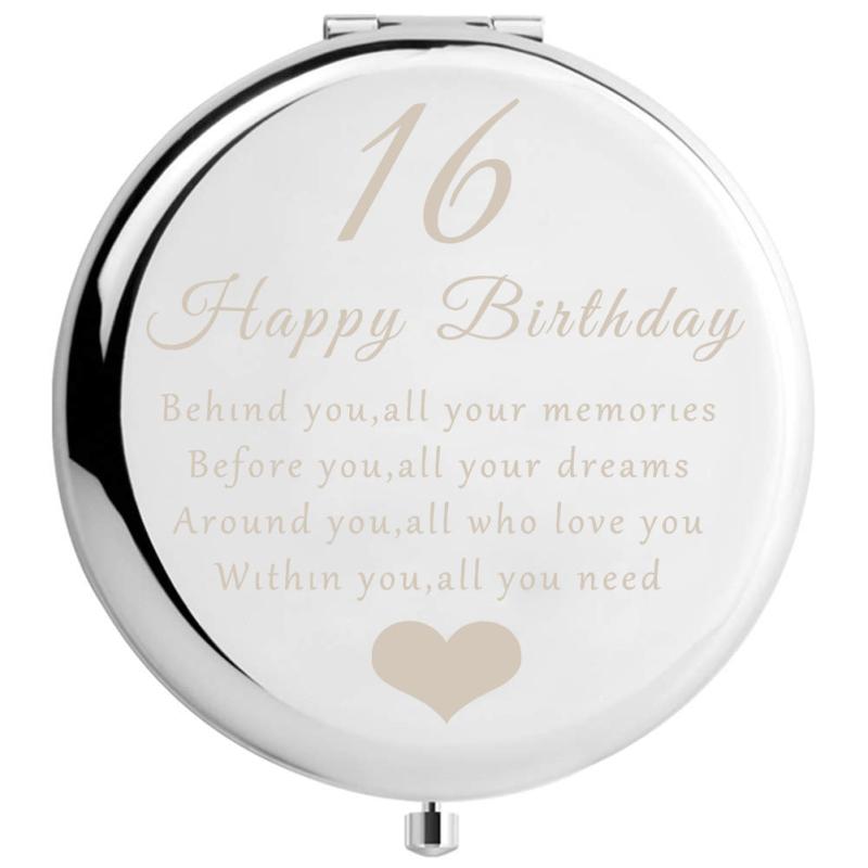 Compact Travel Makeup Mirror for Girls - Perfect Birthday Gift