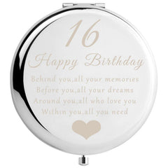 Compact Travel Makeup Mirror for Girls - Perfect Birthday Gift