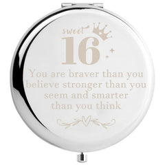 Compact Travel Makeup Mirror for Girls - Perfect Birthday Gift