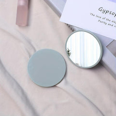 Green Small Round Mirror Compact Makeup Vanity Mirror
