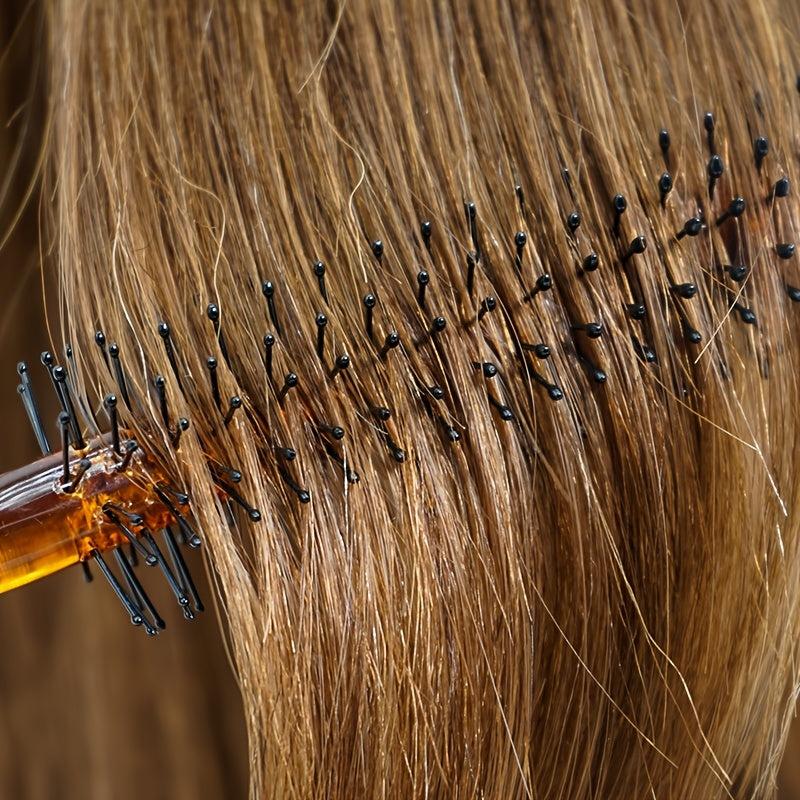 Boar Bristle Round Hair Brush Wave Hair Comb