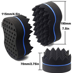 Hair Sponge Magic Barber Twist Curl Brush Sponge Dreads Locking Comb