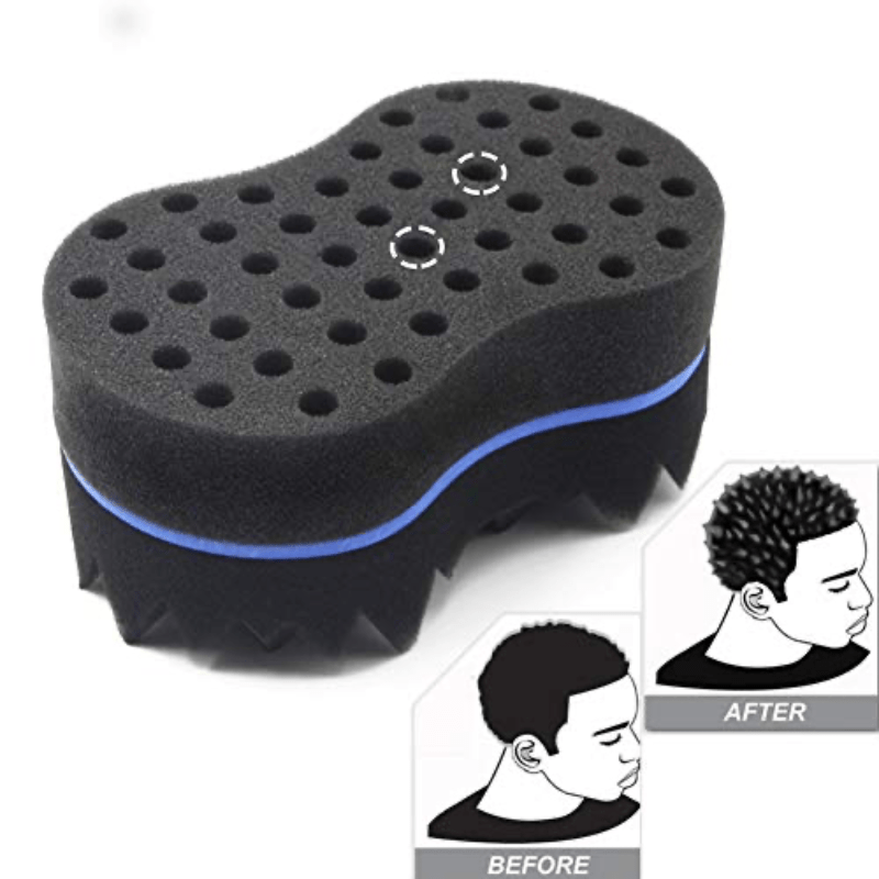 Hair Sponge Magic Barber Twist Curl Brush Sponge Dreads Locking Comb