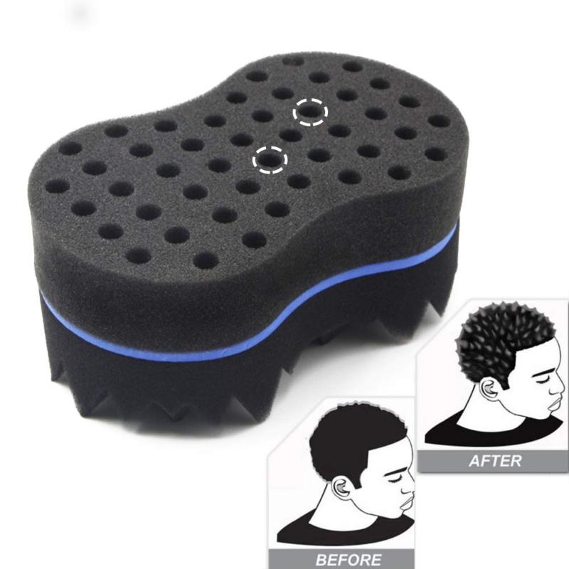 Hair Sponge Magic Barber Twist Curl Brush Sponge Dreads Locking Comb