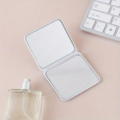 Double Sided Mini Makeup Mirror for Travel and Daily Use