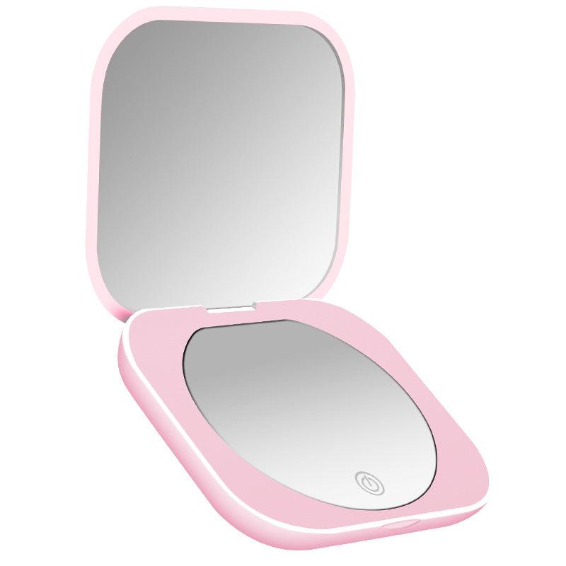 Double Sided LED Vanity Mirror 1X2X Magnification