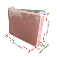 Portable Makeup Mirror & Brush Set with Storage Box