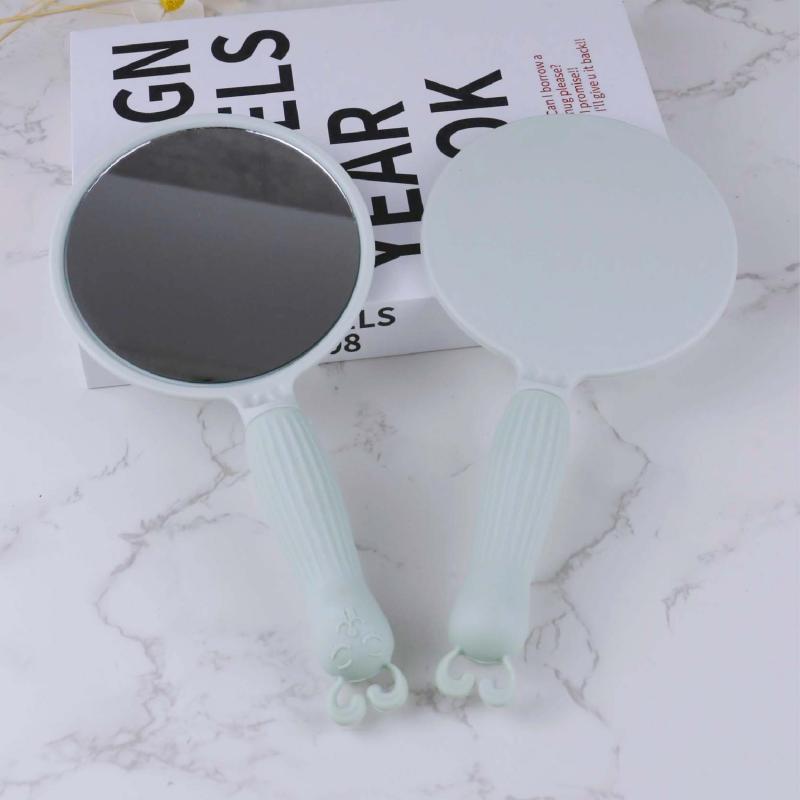 Cartoon Handle Candy Hand Mirror Portable Makeup Mirror