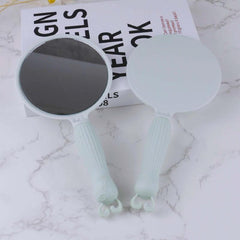 Cartoon Handle Candy Hand Mirror Portable Makeup Mirror