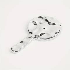 Creative Wave Pattern Handheld Makeup Cosmetic Mirror