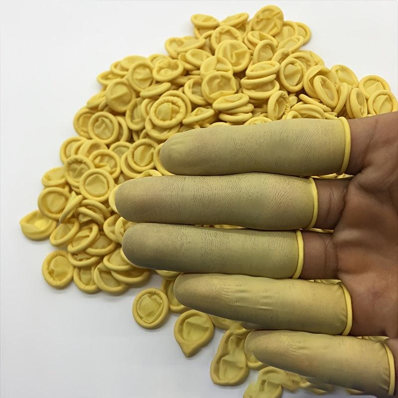 200 Latex Finger Cots Disposable Powder Beauty Tattoo Embroidery Finger Cots