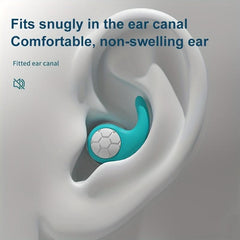 Sleeping Earplugs Pair Waterproof Reusable Comfortable for Swimming Sleeping