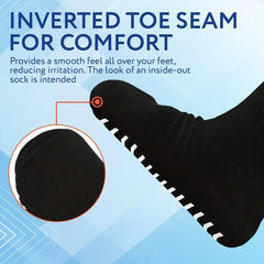 Wide Diabetic Socks for Swollen Feet Relief - Women & Men