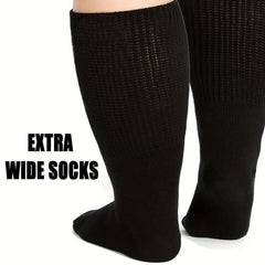 Wide Diabetic Socks for Swollen Feet Relief - Women & Men