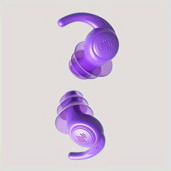 Soft Silicone Earplugs for Sound Insulation Sleeping Concert Swimming & Travel