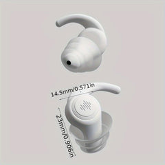 Soft Silicone Earplugs for Sound Insulation Sleeping Concert Swimming & Travel