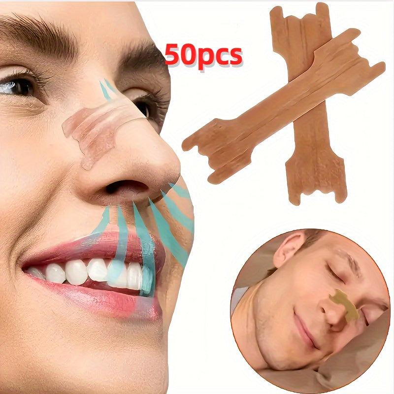 50pcs Nose Expander Nose Band Patch Reduce Nasal Congestion