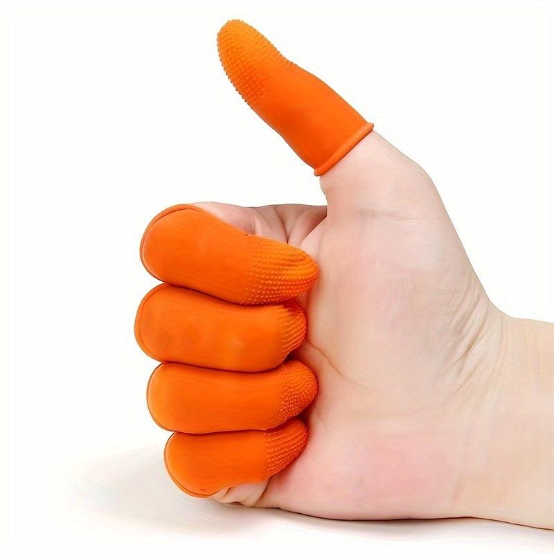 100-300pcs Anti Static Finger Cots Rubber Fingertips Protection Glove