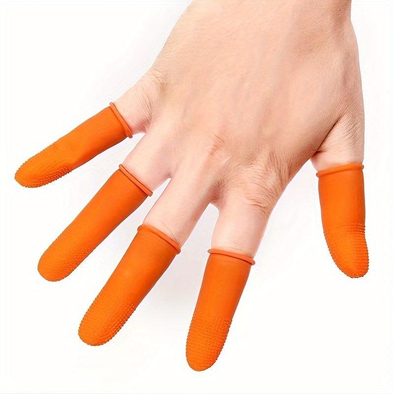 100-300pcs Anti Static Finger Cots Rubber Fingertips Protection Glove