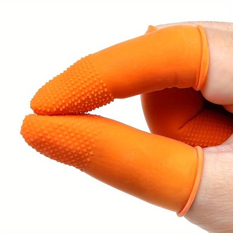 100-300pcs Anti Static Finger Cots Rubber Fingertips Protection Glove