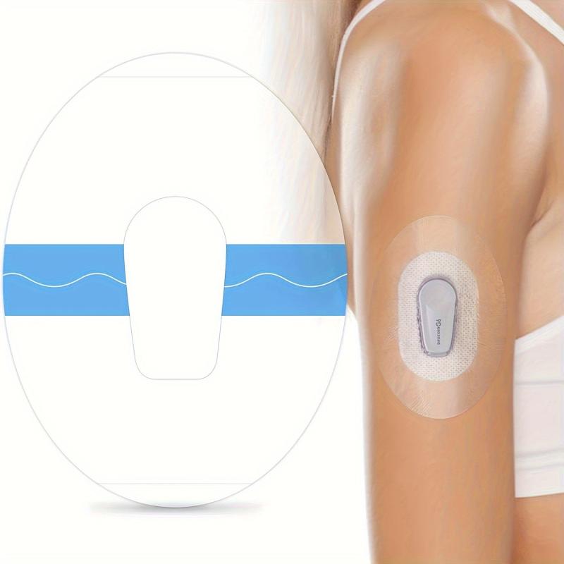 20pcs Waterproof Adhesive Patch for G6 Sensor, Shower Compatible Transparent Sti
