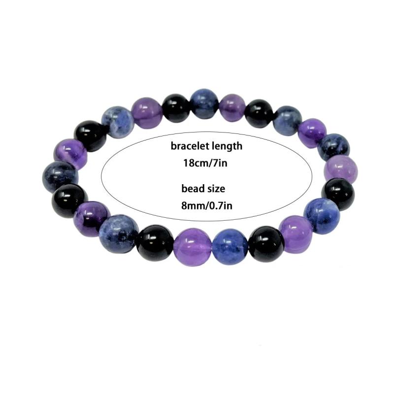 Tourmaline Rose & Garnet Hematite Bracelet for Confidence & Stress Relief
