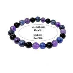 Tourmaline Rose & Garnet Hematite Bracelet for Confidence & Stress Relief
