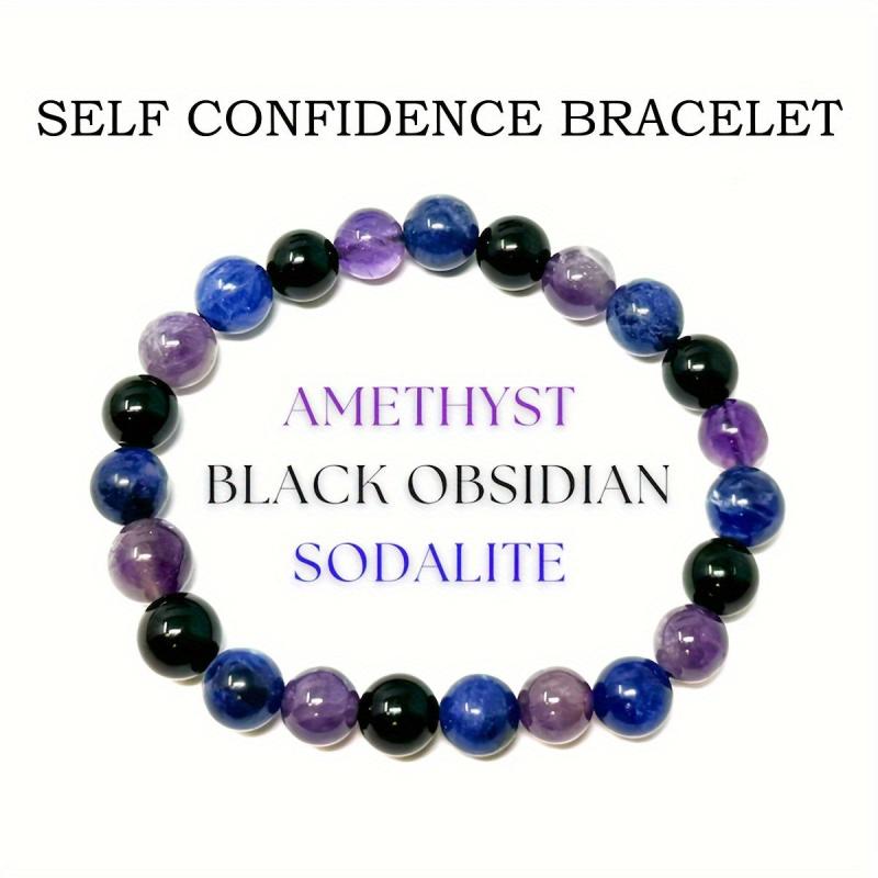 Tourmaline Rose & Garnet Hematite Bracelet for Confidence & Stress Relief