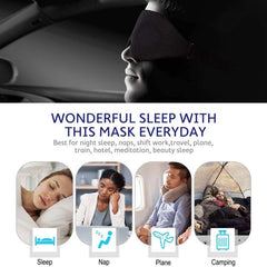 3D Contoured Eye Mask for Better Sleep & Comfort