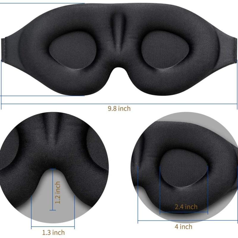3D Contoured Eye Mask for Better Sleep & Comfort
