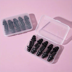 5 Pairs Portable Earplugs in Box Noise Reduction Anti Snore Sleeping Earplugs
