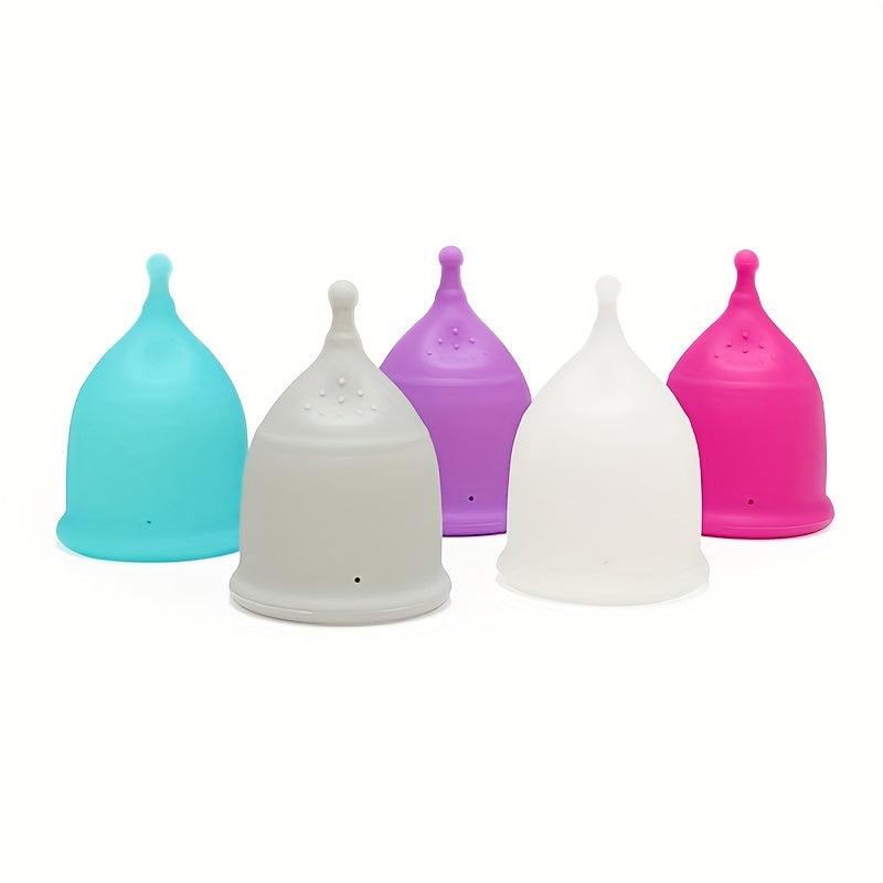 Silicone Menstrual Cup Travel Portable Leak Proof Women's Period Supplies