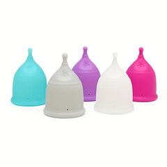 Silicone Menstrual Cup Travel Portable Leak Proof Women's Period Supplies