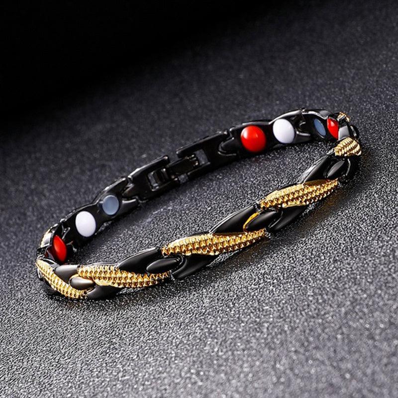 Men's Dragon Pattern Magnetic Bracelet 7mm
