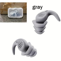 2pcs Silicone Soundproof Earplugs Anti-noise Sleeping Earplugs