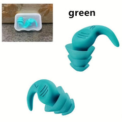 2pcs Silicone Soundproof Earplugs Anti-noise Sleeping Earplugs