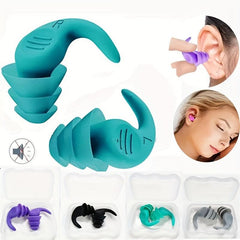 2pcs Silicone Soundproof Earplugs Anti-noise Sleeping Earplugs