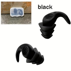 2pcs Silicone Soundproof Earplugs Anti-noise Sleeping Earplugs