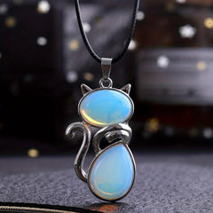 Healing Crystal Pendant Necklace Chakra Balance Positive Energy Gem Gift