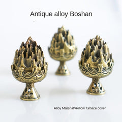 Vintage Arabic Metal Incense Burner Holder for Home Aromatherapy