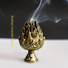 Vintage Arabic Metal Incense Burner Holder for Home Aromatherapy