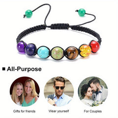 Life Tree 7 Chakra Amethyst Beads Balance Reiki Buddha Yoga Bracelet