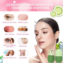 Ice Cube Face Roller Eyes And Neck Brighten Skin & Enhance Glow