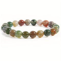 8MM Healing Stone Beaded Bracelet Unisex Graduation Gift