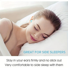 12 Silicone Mud Earplugs Soundproof Sleep Waterproof Decompression