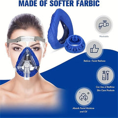 3pcs CPAP Mask Liners Full Face Reusable Soft Mask Covers Reduce Air Leaks