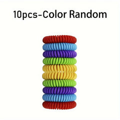 10pcs Mosquito Repellent Bracelets Plant Essential Mosquito Repellent Bands