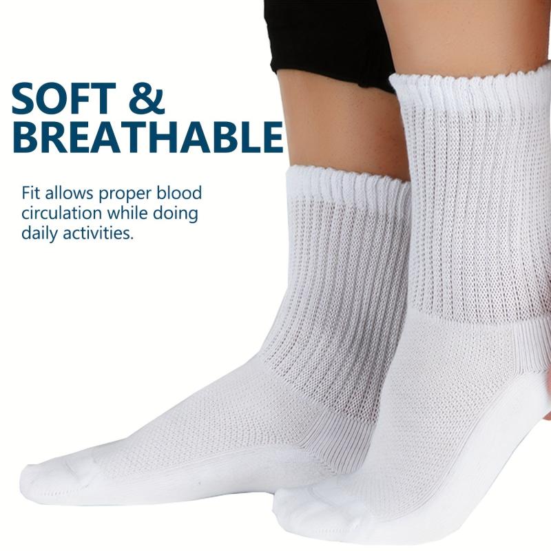 4 Pairs Non Binding Diabetic Socks