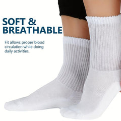 4 Pairs Non Binding Diabetic Socks